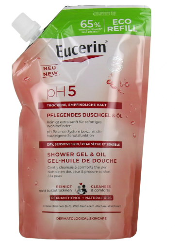 Eucerin pH5 Shower Gel-Oil Refill 400 ml