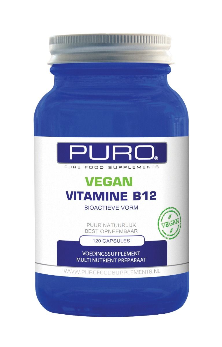 Puro Vegan Vitamine B12 Capsules  120 St