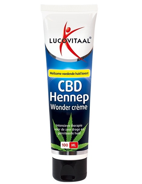 Lucovitaal Huid CBD Hennep Wonder Crème  100 ml