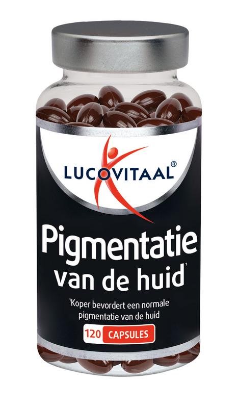 Lucovitaal Voedingssupplementen Pigmentatie Van de Huid Capsules  120 Cap