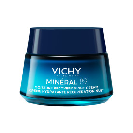 Vichy Minéral 89 Hydraterende Nacht Crème Nachtcrème  50 ml