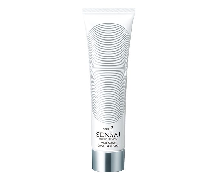 Sensai Silky Purifying Mud Soap (Wash & Mask) Mousse Vette Huid 12 125 ml