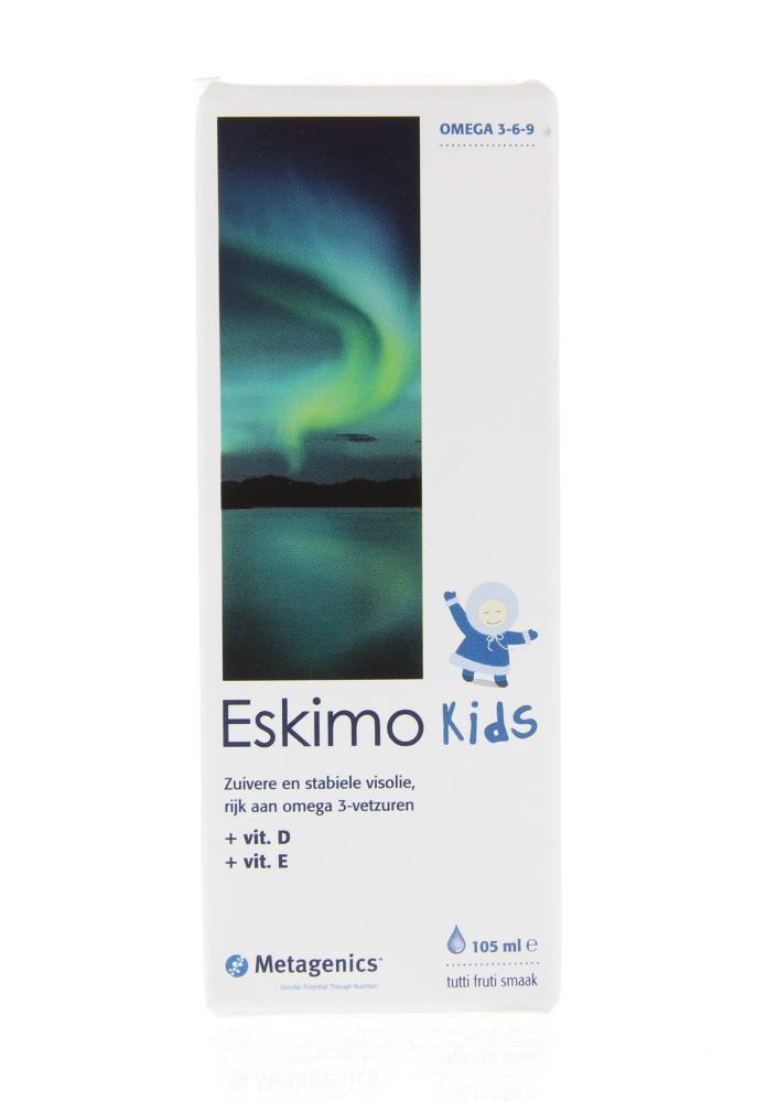 Metagenics Eskimo Kids Vloeibaar Tutti Frutti Smaak 105 ml