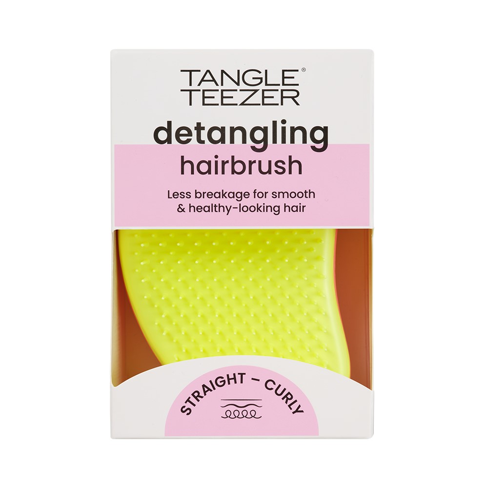 Tangle Teezer Compact Styler Detangling Hairbrush Borstel  Yellow 1 St