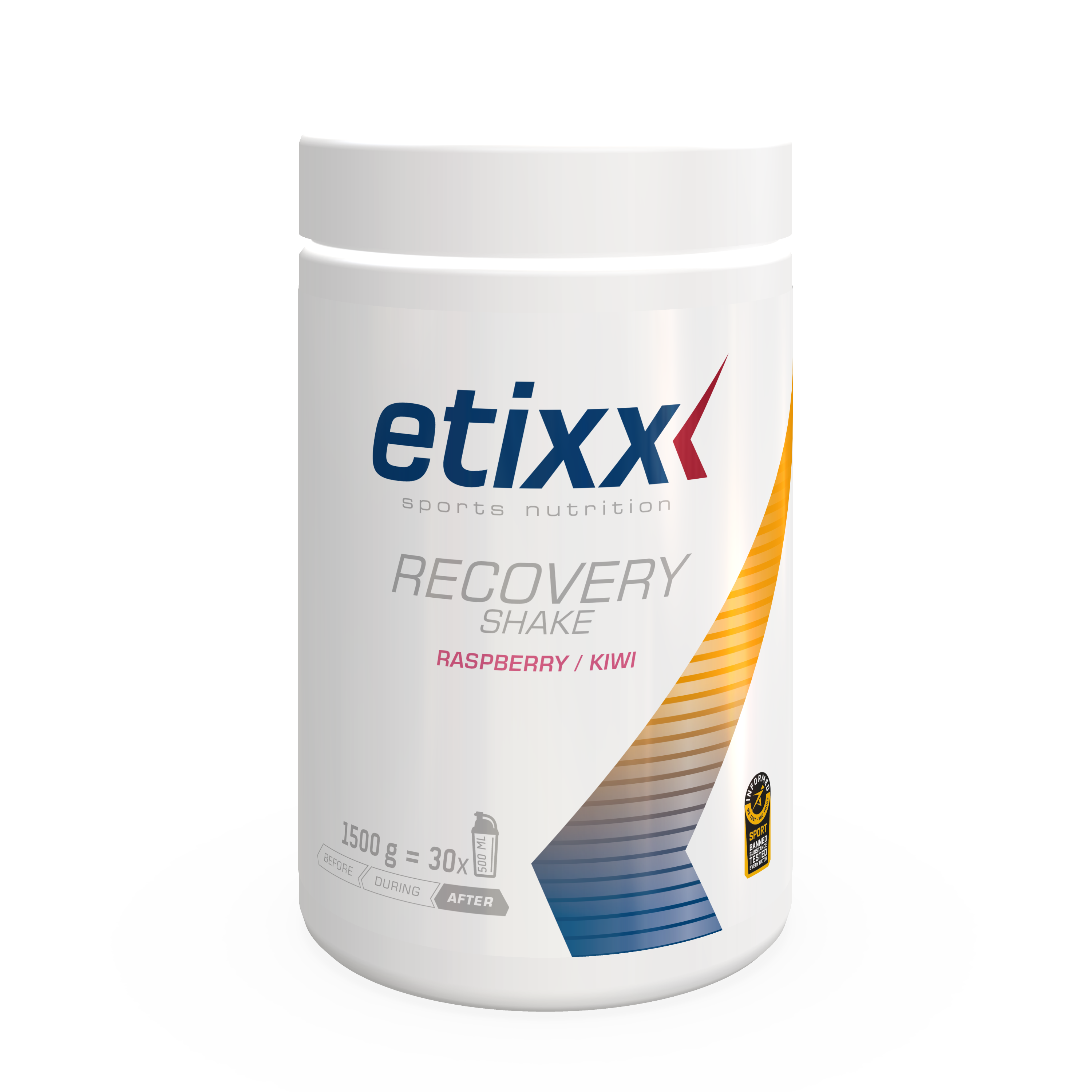 Etixx Recuperation Recovery Shake Poeder Framboos/Kiwi 1500 gr