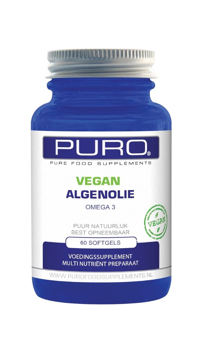 Puro Vegan Algenolie Omega 3 Capsules  60 St