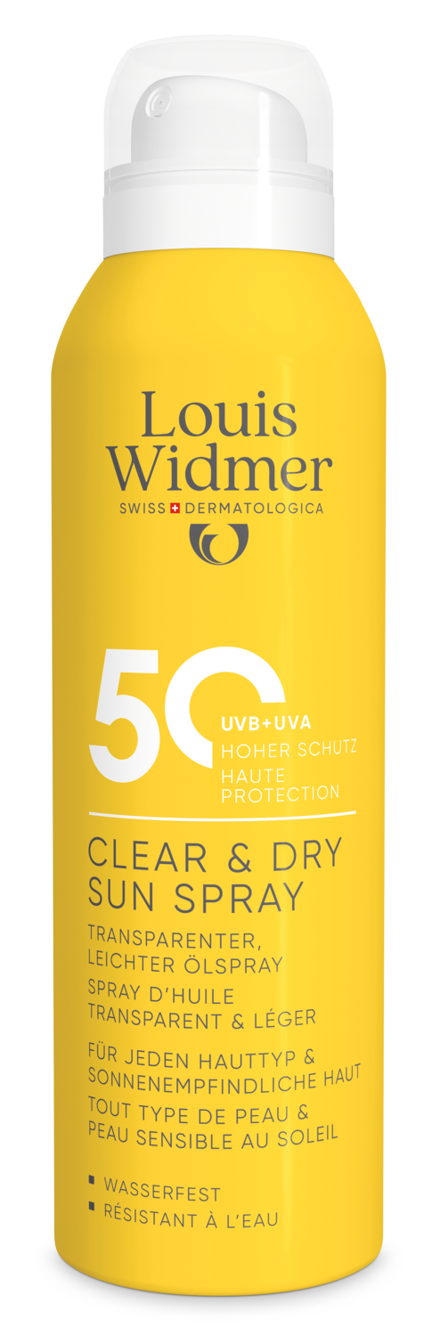 Louis Widmer Suncare Clear & Dry Sun Spray 50 ZP  200 ml