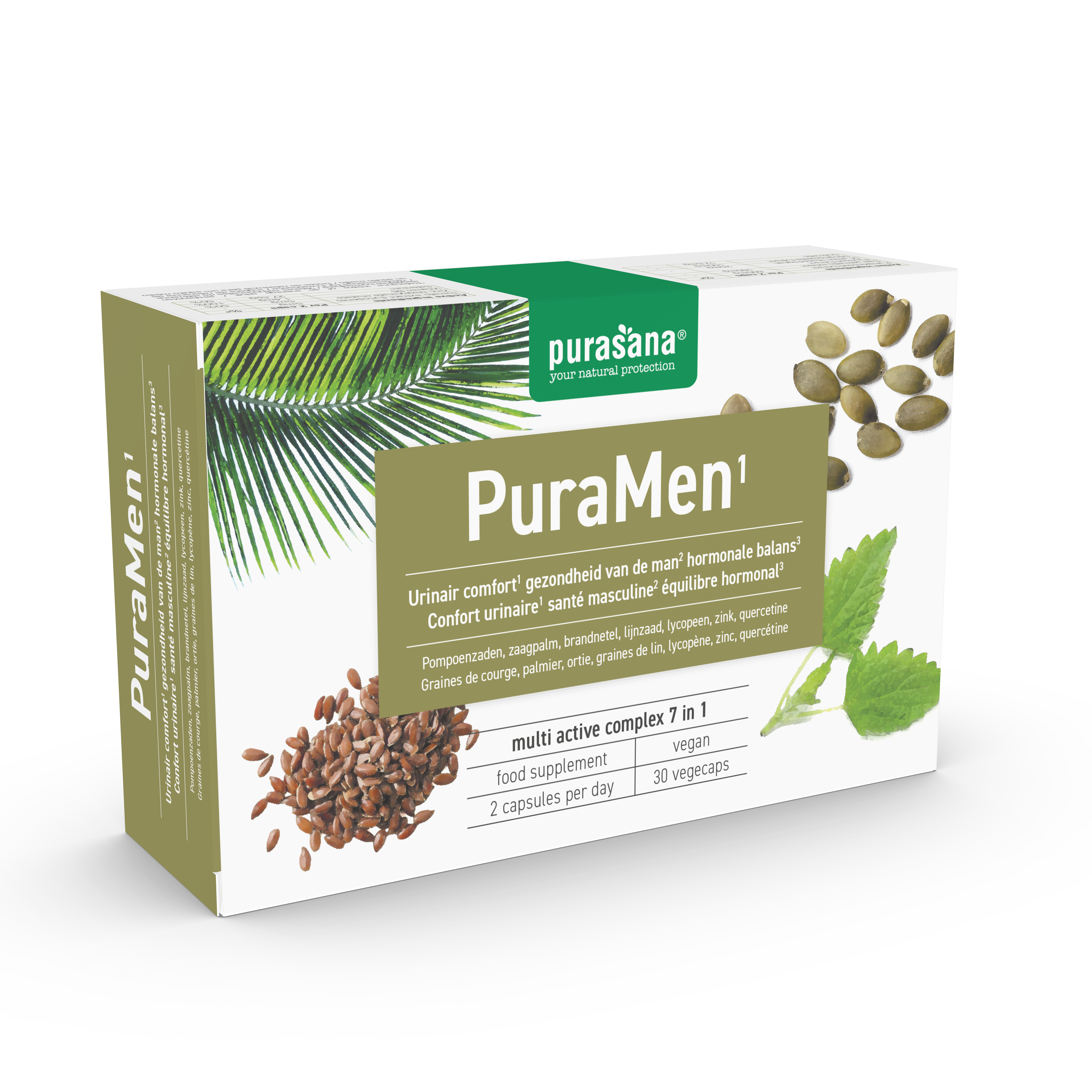 Purasana Supplementen PuraMen Capsules  30 Cap