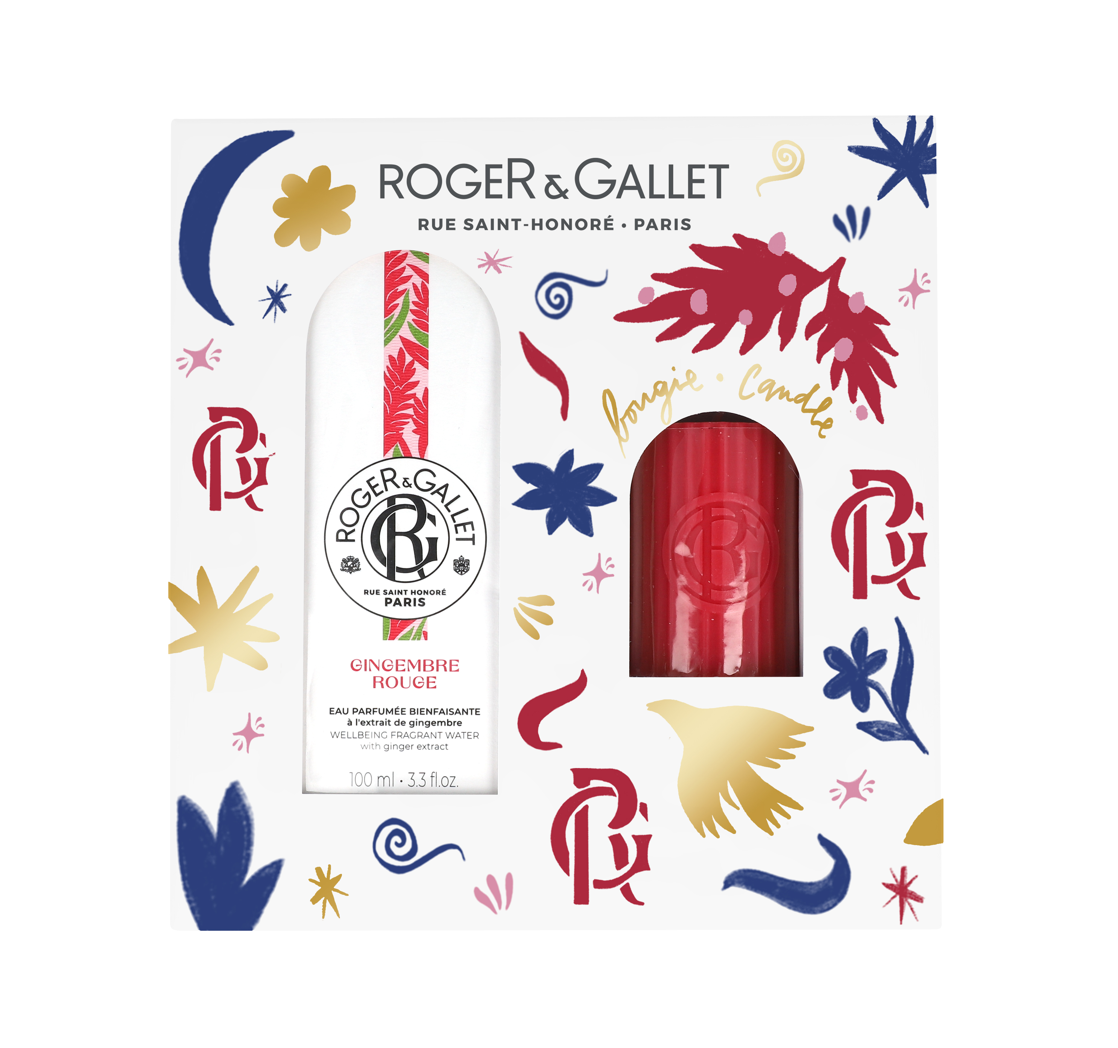 Roger & Gallet Gingembre Rouge Set Noël Coffret 1 Pak