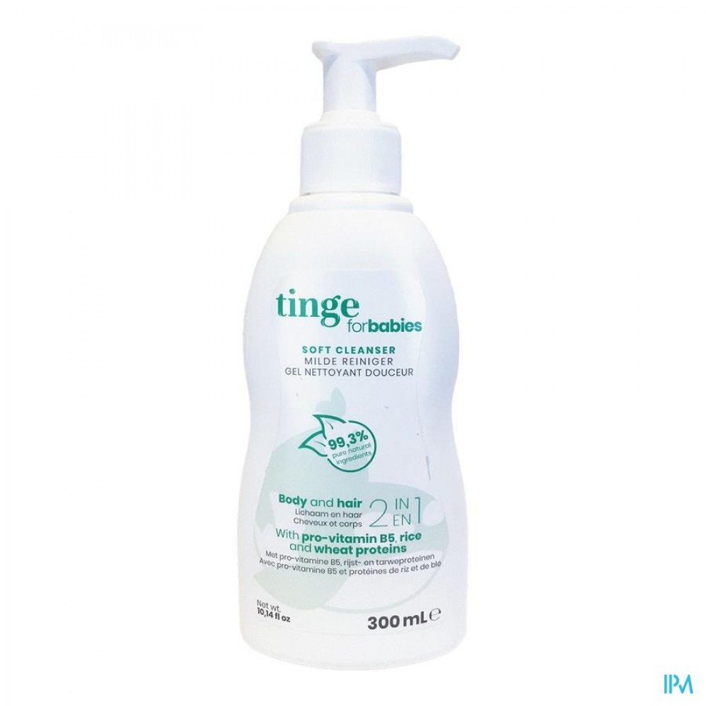 Tinge For Babies Soft Cleanser Gel 300ml