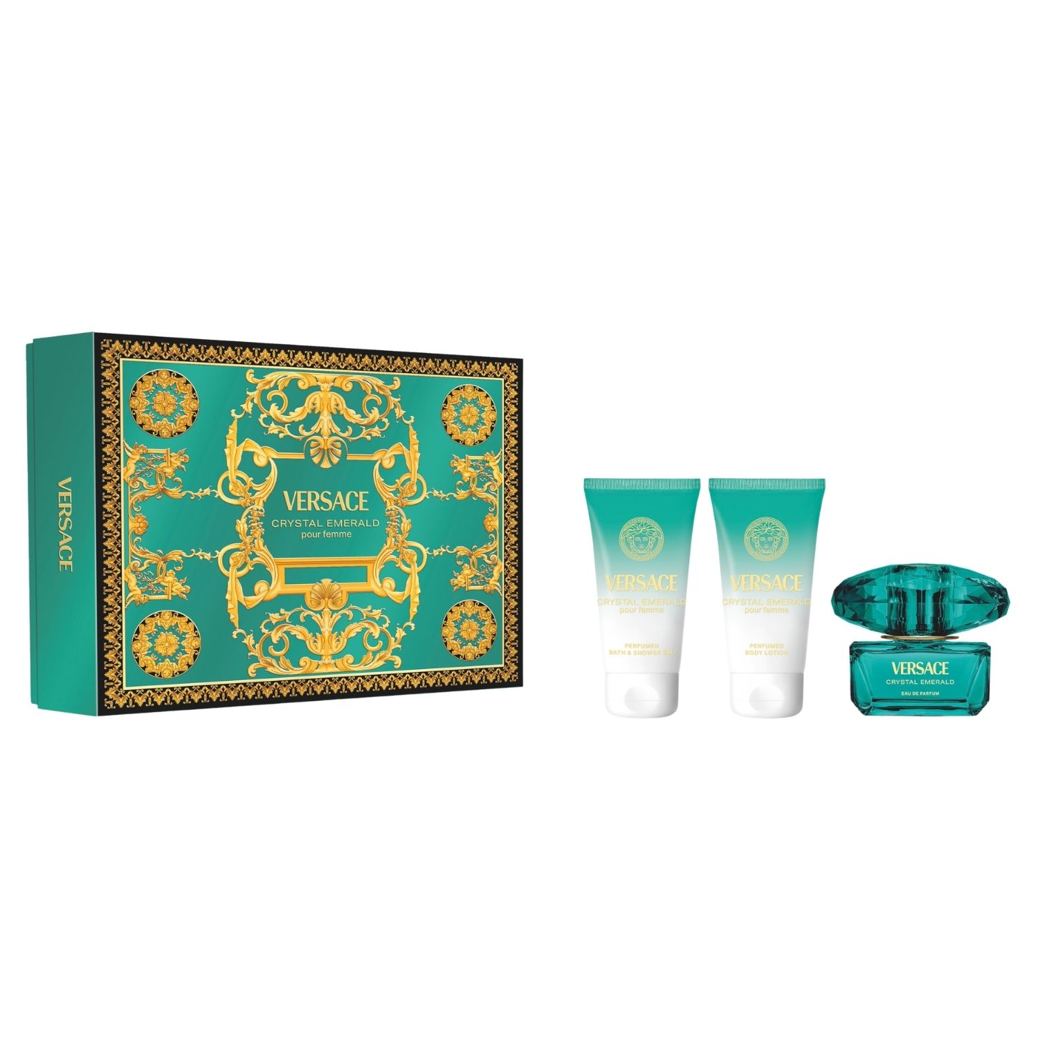 Versace Crystal Emerald End of Year Gift Set 1 Pak
