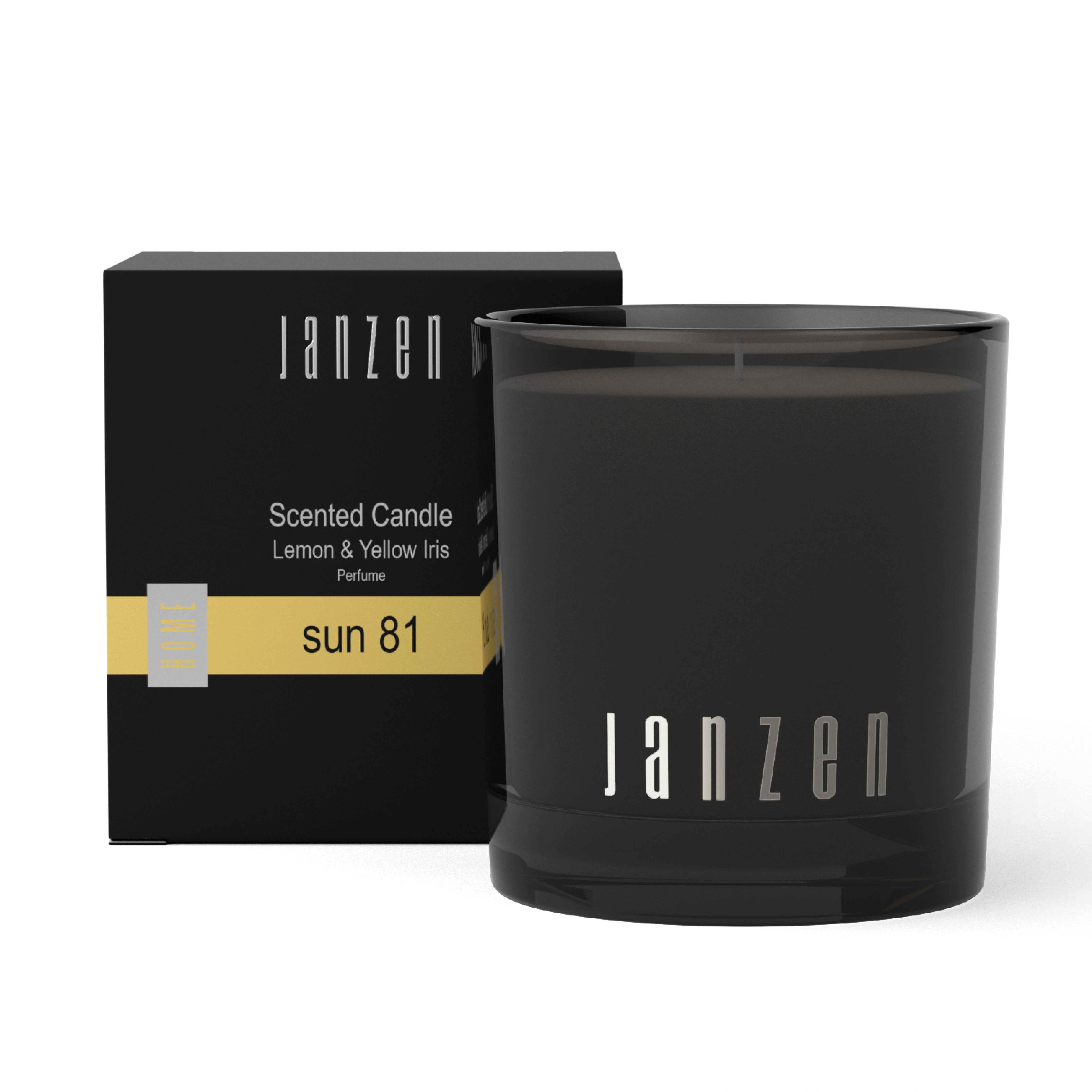 JANZEN Sun 81 Scented Candle Geurkaars Lemon & Yellow Iris 210 gr
