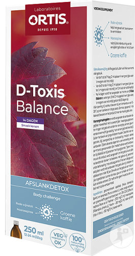 Ortis Spijsvertering D-Toxis Balance AfslankDetox Vloeibaar  250 ml