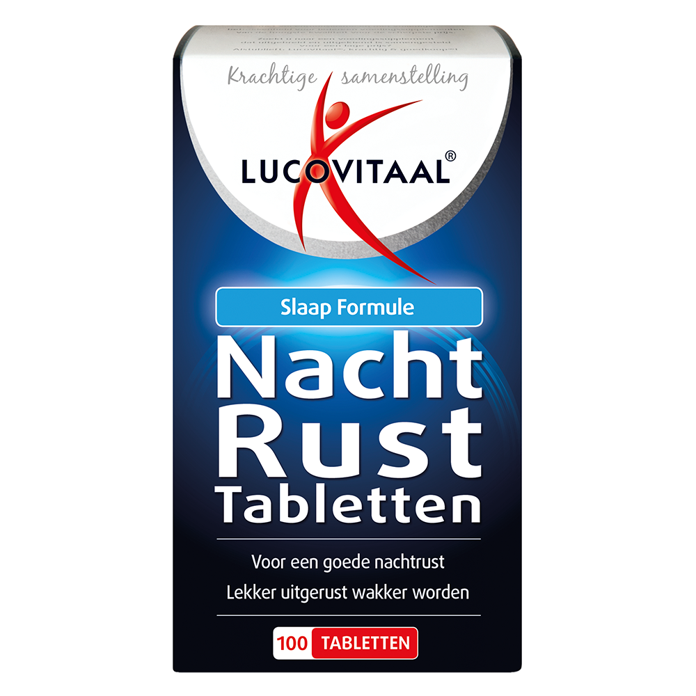 Lucovitaal Voedingssupplementen Nachtrust Tabletten Slaap Formule 100 Tab