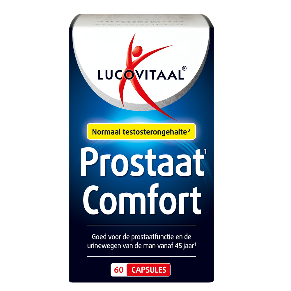 Lucovitaal Voedingssupplementen Prostaat Comfort Capsules Prostaatfunctie 60 Cap