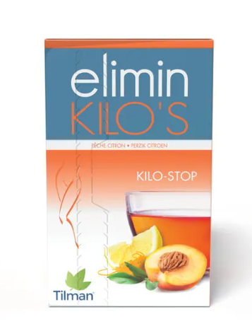 Tilman Elimin Kilo’s Kilo-Stop Thé Pêche-Citron 24 pièces