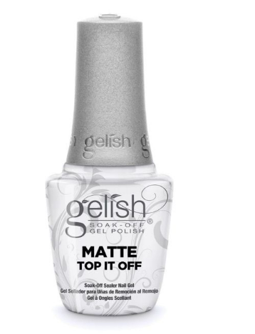 Gelish Basis Matte Top It Off Soak-Off Sealer Nail Gel  15 ml