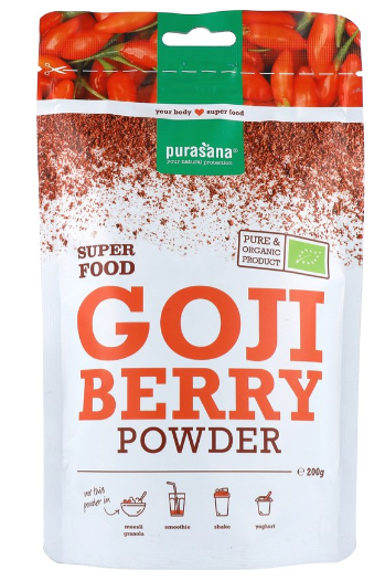 Purasana Superfoods Super Food Goji Berry Powder Poeder  200 gr