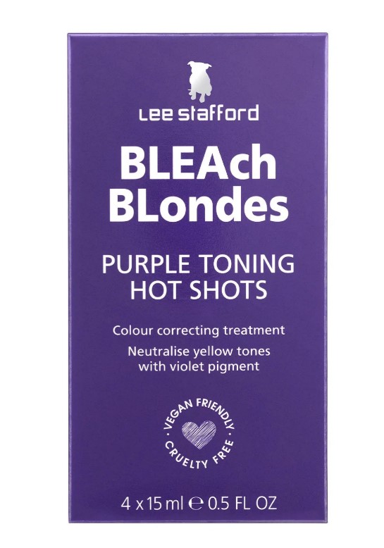 Lee Stafford Bleach Blondes Purple Toning Ice Purple Toning Cool Shots Lotion  60 ml