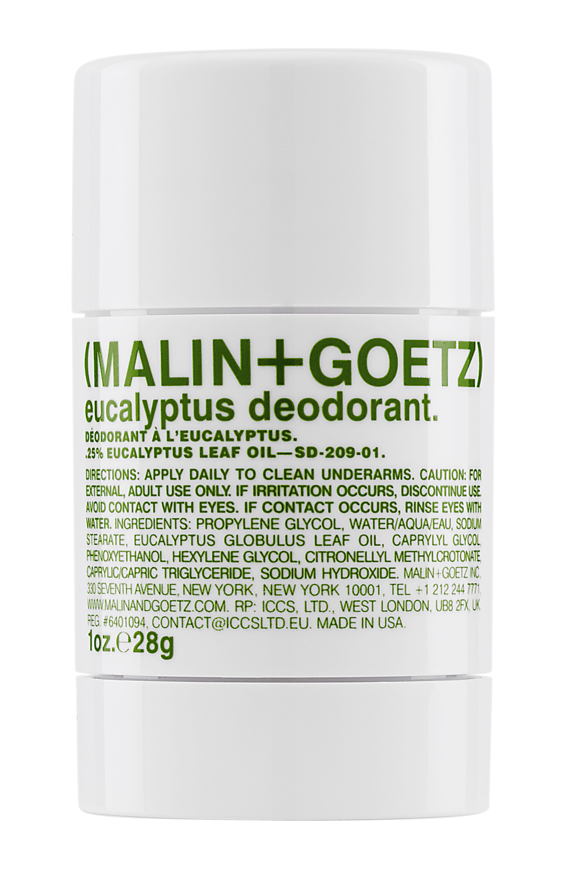 Malin + Goetz Body Eucalyptus Deodorant Stick  28 gr