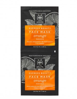 Apivita Face Care Masks & Scrubs Face Mask with Orange Masker 2x8 ml 16 ml