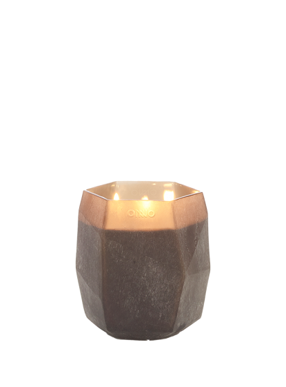 ONNO Collection Zanzibar Terre Dark Scented Candle Geurkaars 13x15cm 1 St
