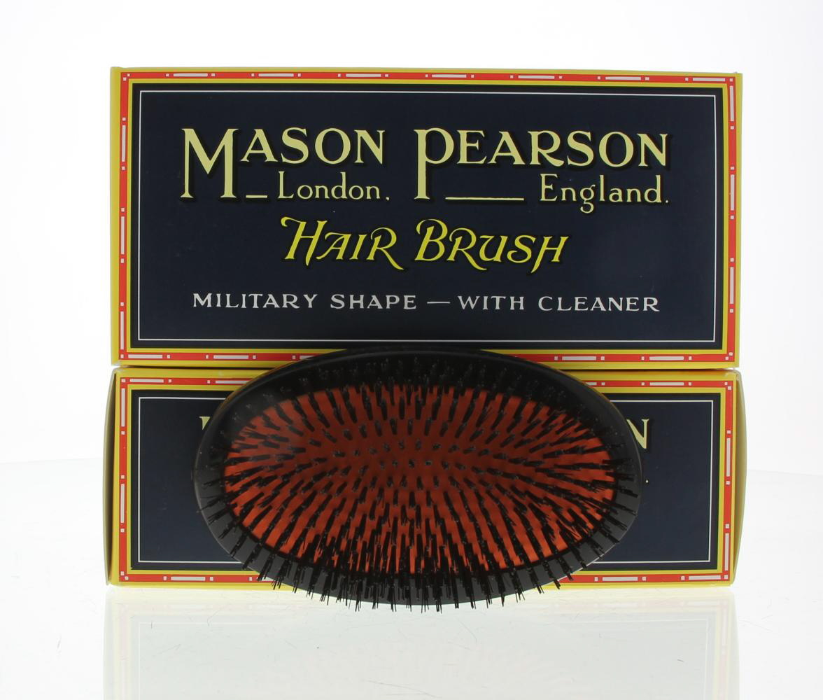 Mason Pearson Sensitive Military Pure Bristle Borstel SB2M Dark Ruby 1 St