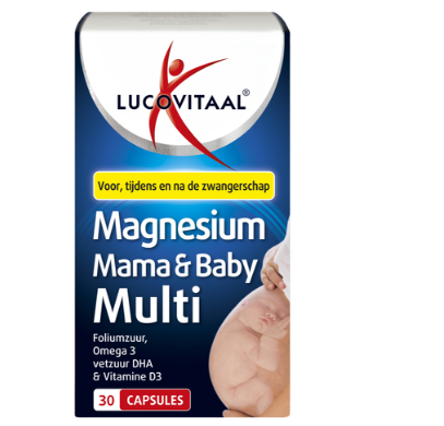 Lucovitaal Voedingssupplementen Magnesium Multi Mama & Baby Capsules  30 Cap