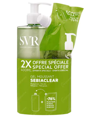 SVR Sebiaclear Promo Gel Moussante  800 ml