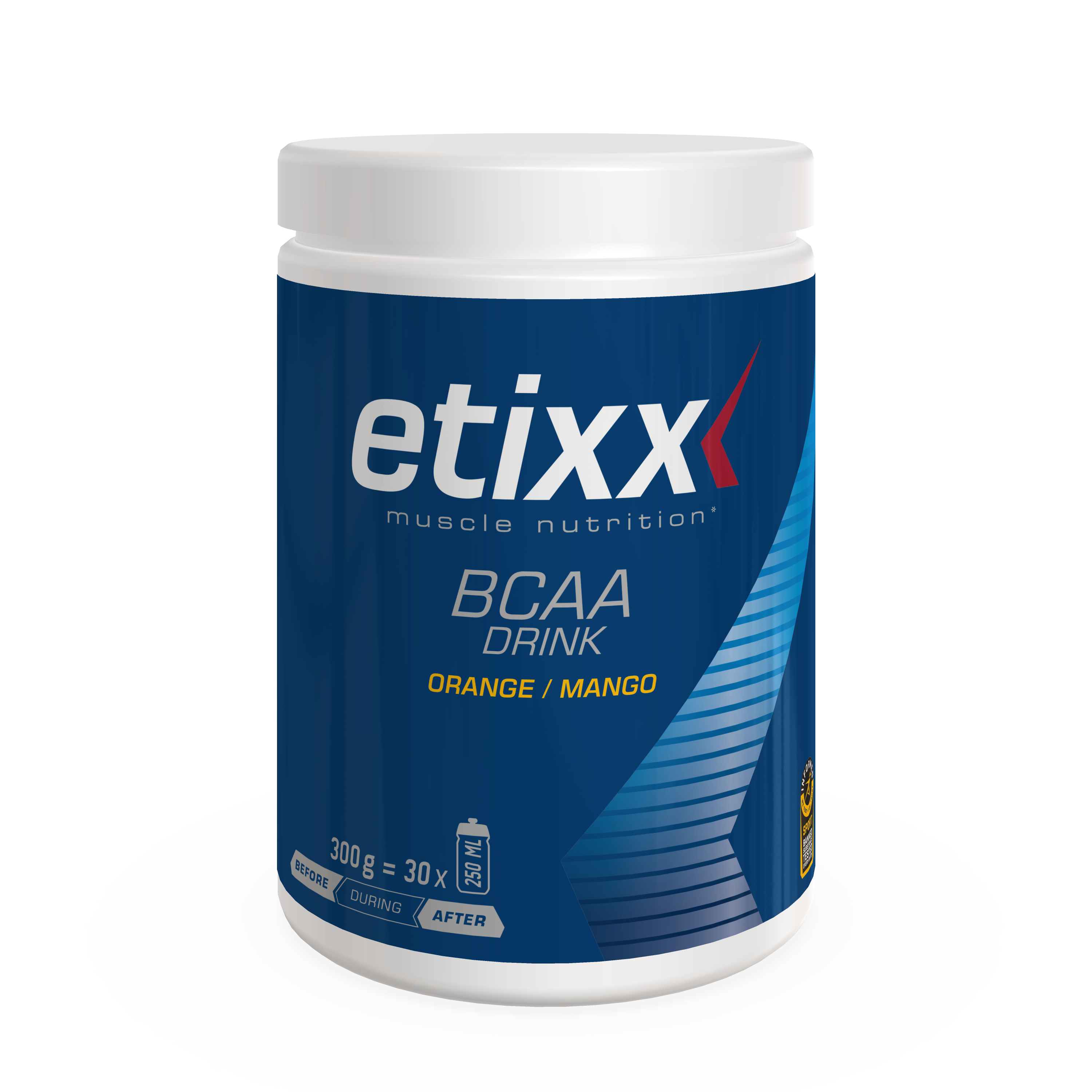 Etixx Recuperation BCAA Poeder Oranga-Mango 300 gr