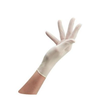 Sibel Hair Hygiëne White Latex Glove S Accessoire  100 St