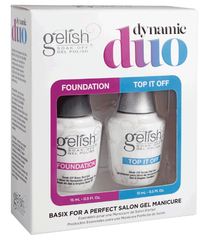 Gelish Basis Dynamic Duo (Base Nail Gel + Sealer Nail Gel) Set  1 Pak