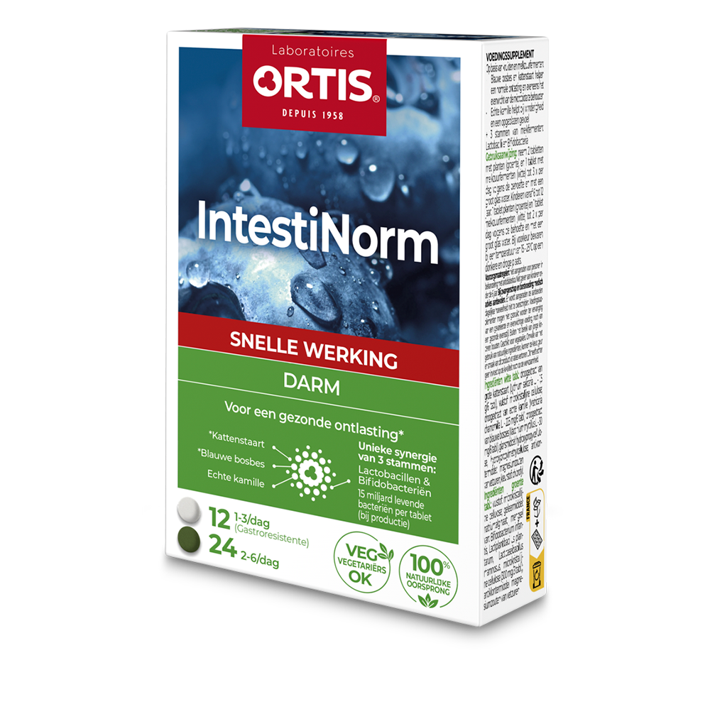 Ortis Spijsvertering IntestiNorm Darm Tabletten  36 Tab