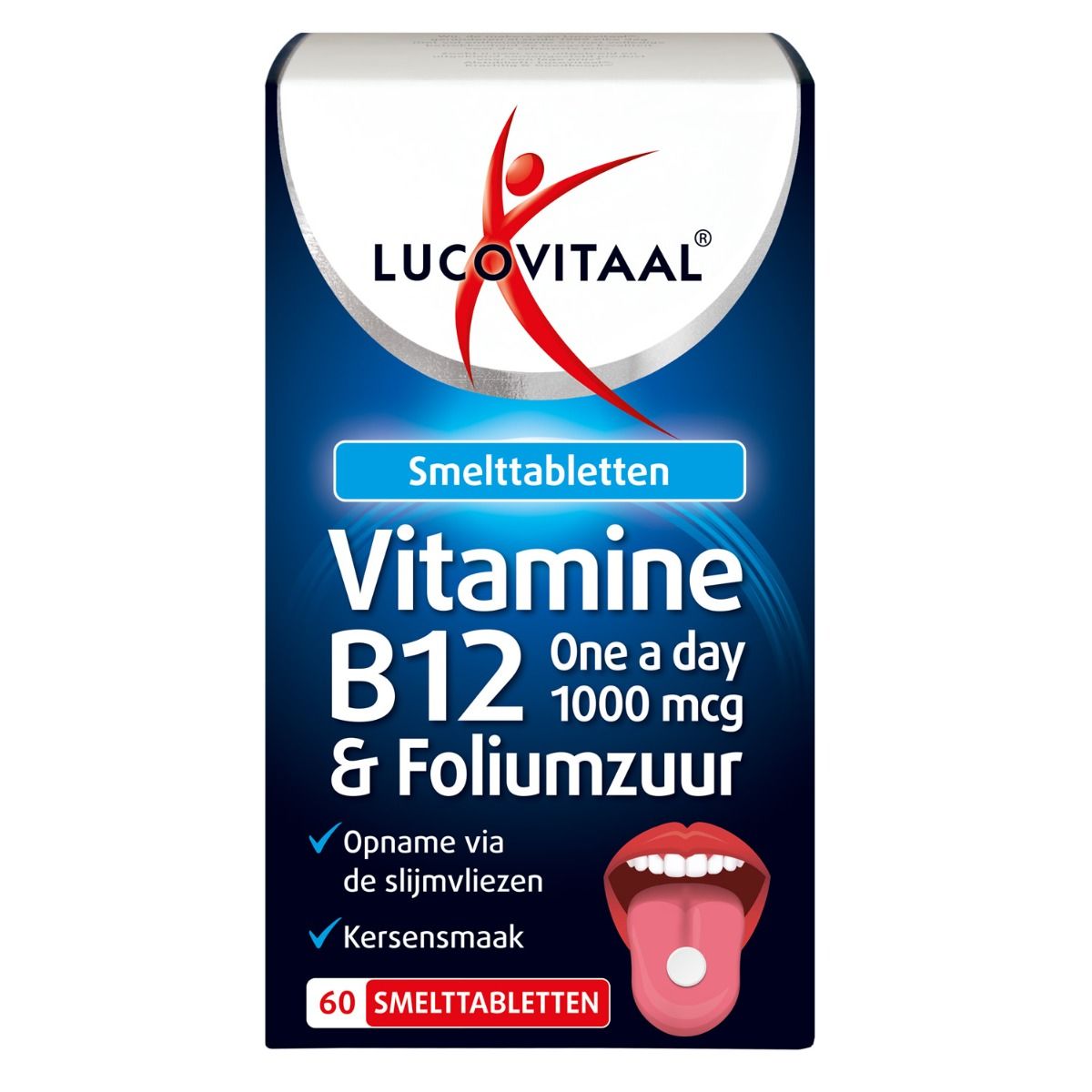 Lucovitaal Voedingssupplementen B12 & Foliumzuur Tabletten  60 Cap