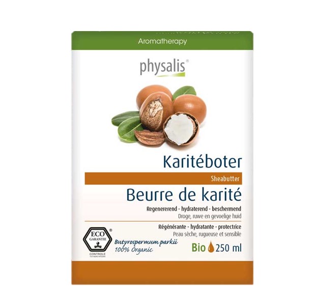 Physalis Aromatherapy Plantaardige Oliën Karitéboter Crème  250 ml