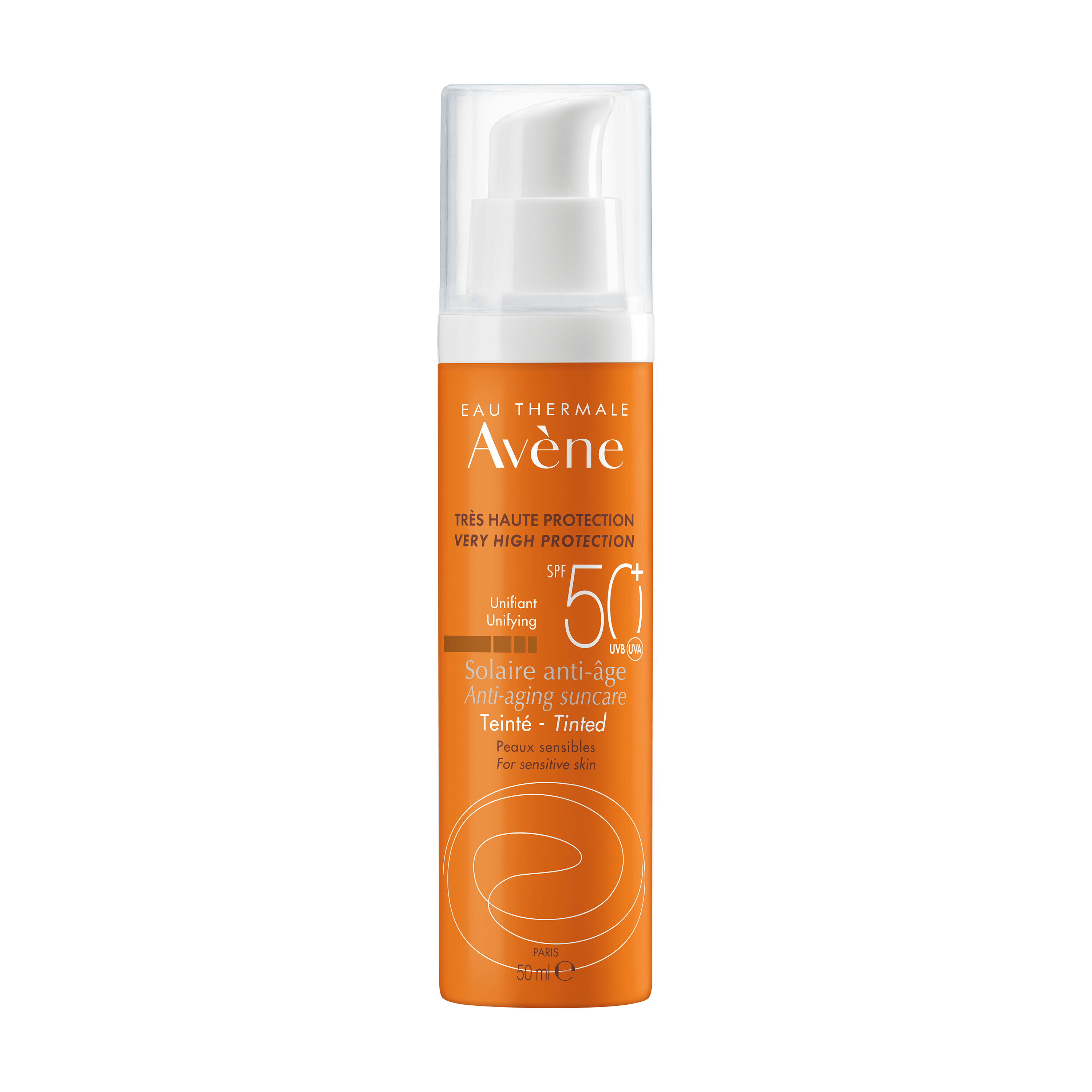 Avène Solaires Très Haute Protection Fluide Teinté Crème SPF50+ 50 ml