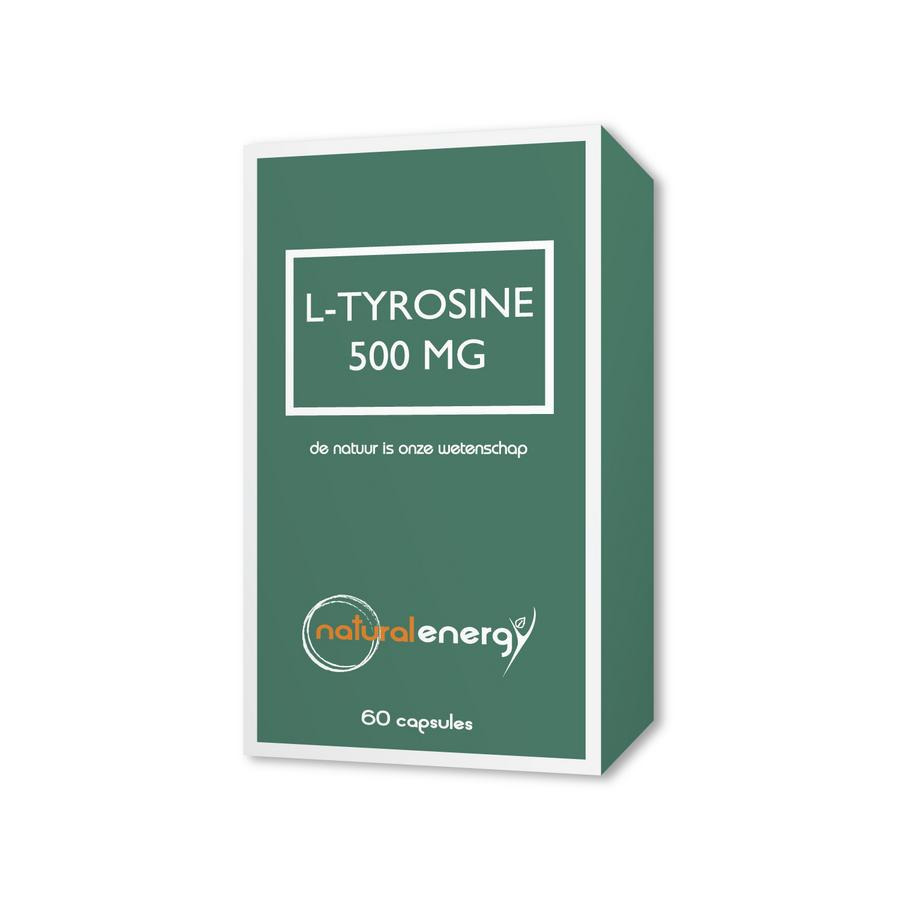 Natural Energy Aminozuren L-Tyrosine 500mg Capsules  60 Tab