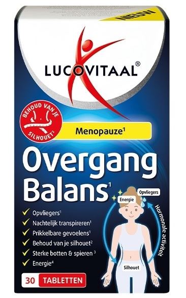 Lucovitaal Voedingssupplementen Overgang Balans Tabletten Menopauze 30 Tab