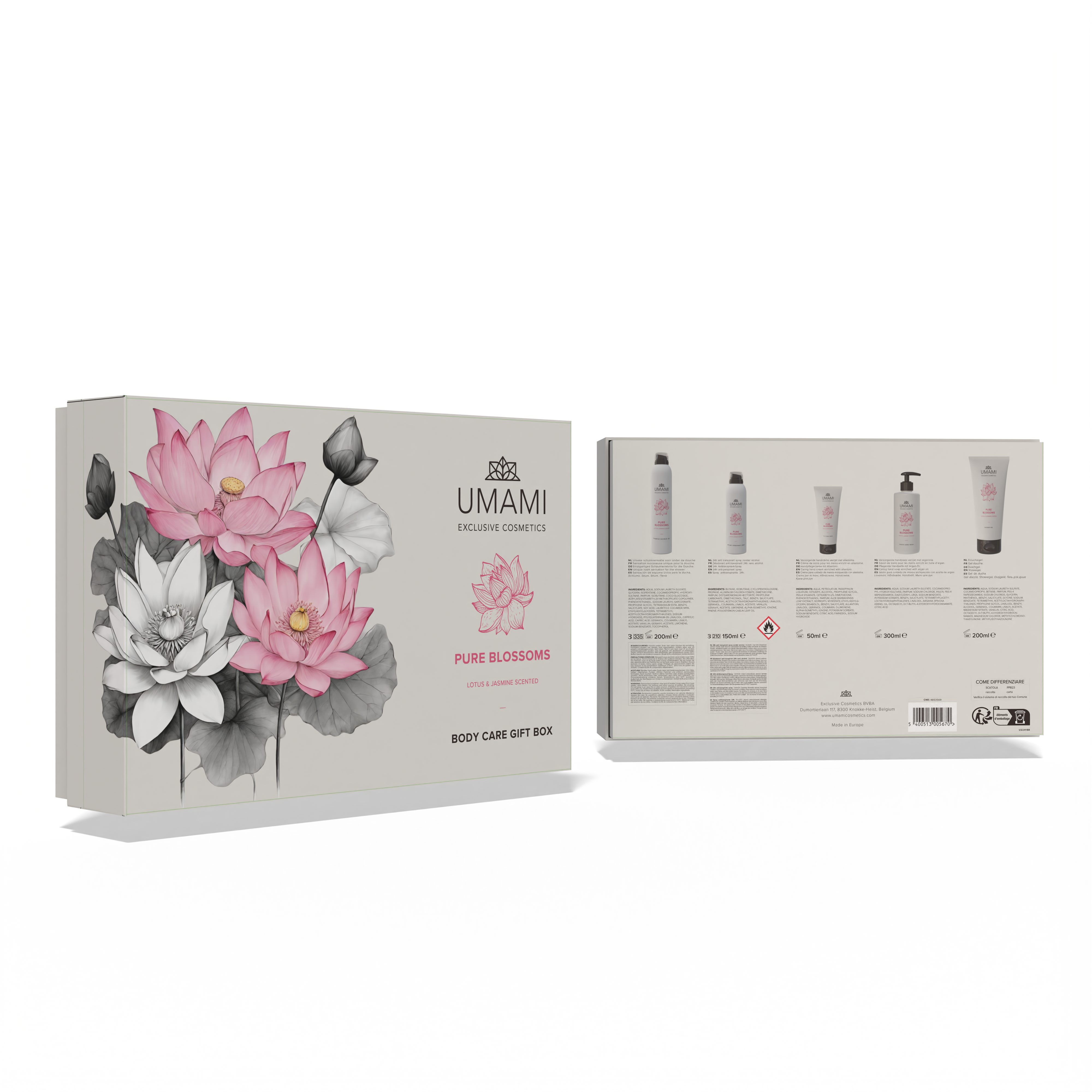 Umami Exclusive Cosmetics Pure Blossoms Bodybox Large Set  1 Pak