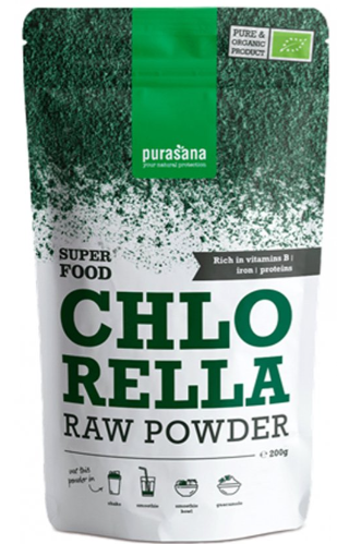 Purasana Superfoods Super Food Chlorella Poeder  200 gr
