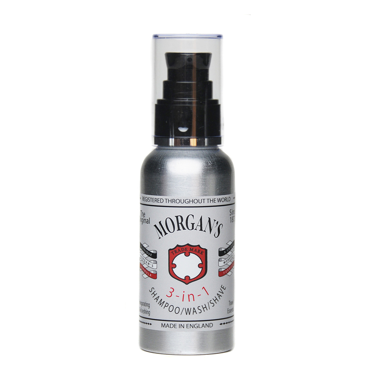 Morgan's 3-in-1 Shampoo/Wash/Shave Gel  100 ml