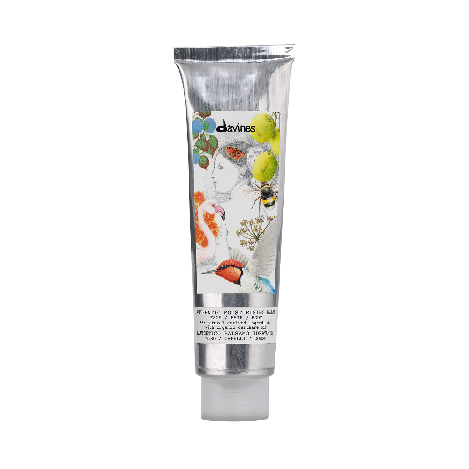 Davines Authentic Formulas Moisturising Balm Conditioner Gezicht, Haar & Lichaam 150 ml