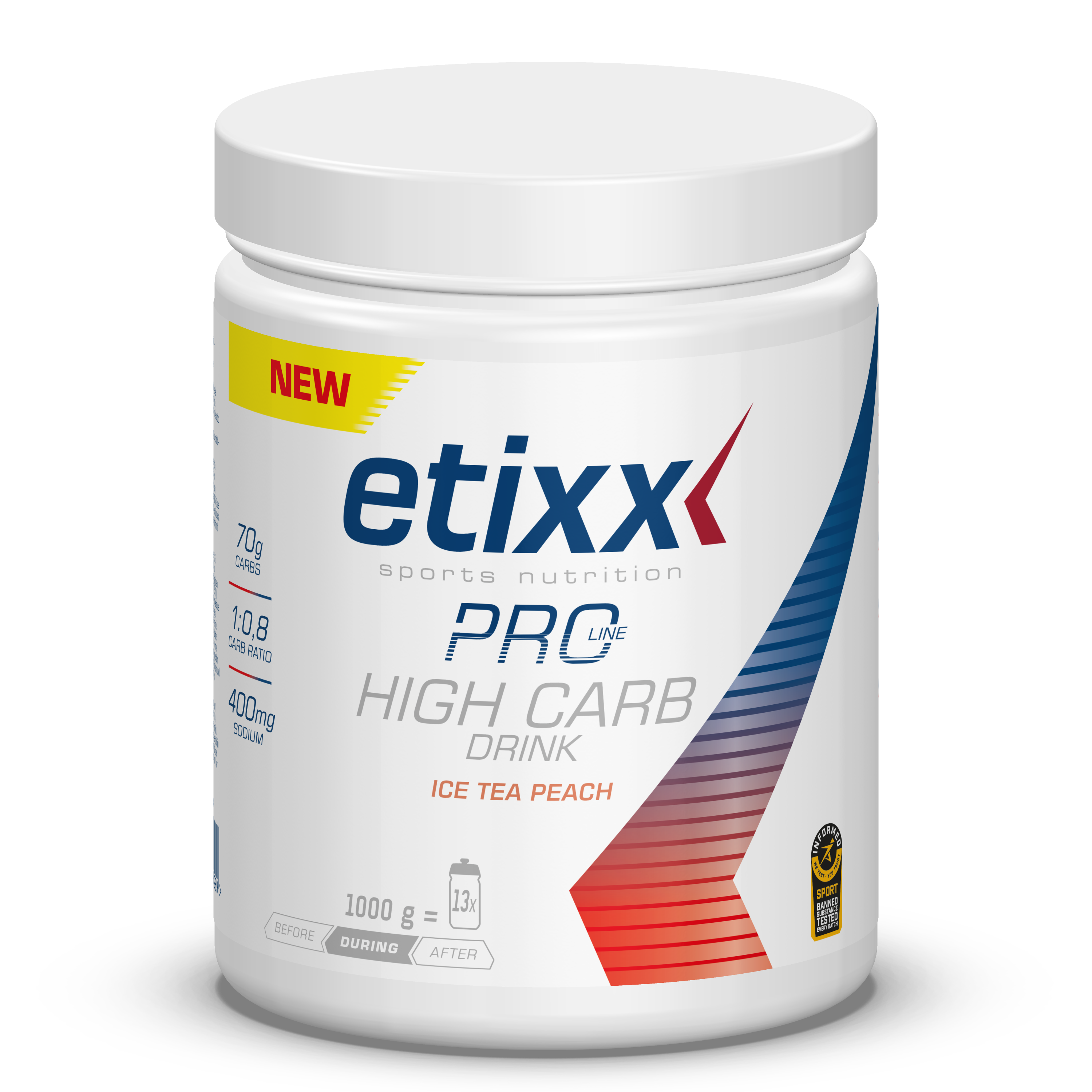 Etixx Pro Line High Carb Drink Ice Tea Peach 1000 gr