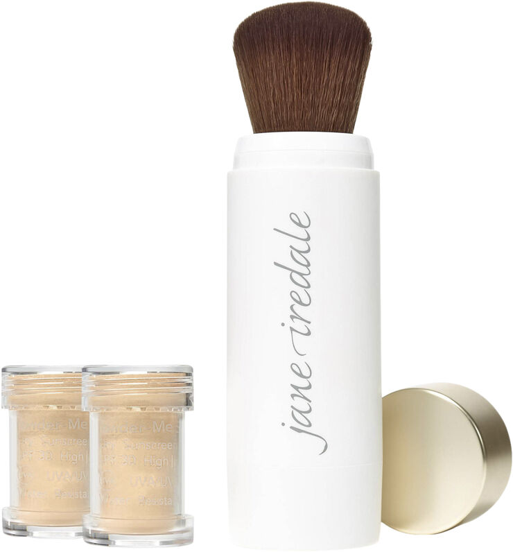 jane iredale Penselen Refillable Brush SPF30 Make-up Kwast  Golden 1 Pak