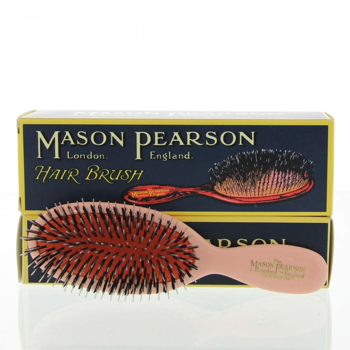 Mason Pearson Pocket Bristle & Nylon Borstel BN4 Pink 1 St