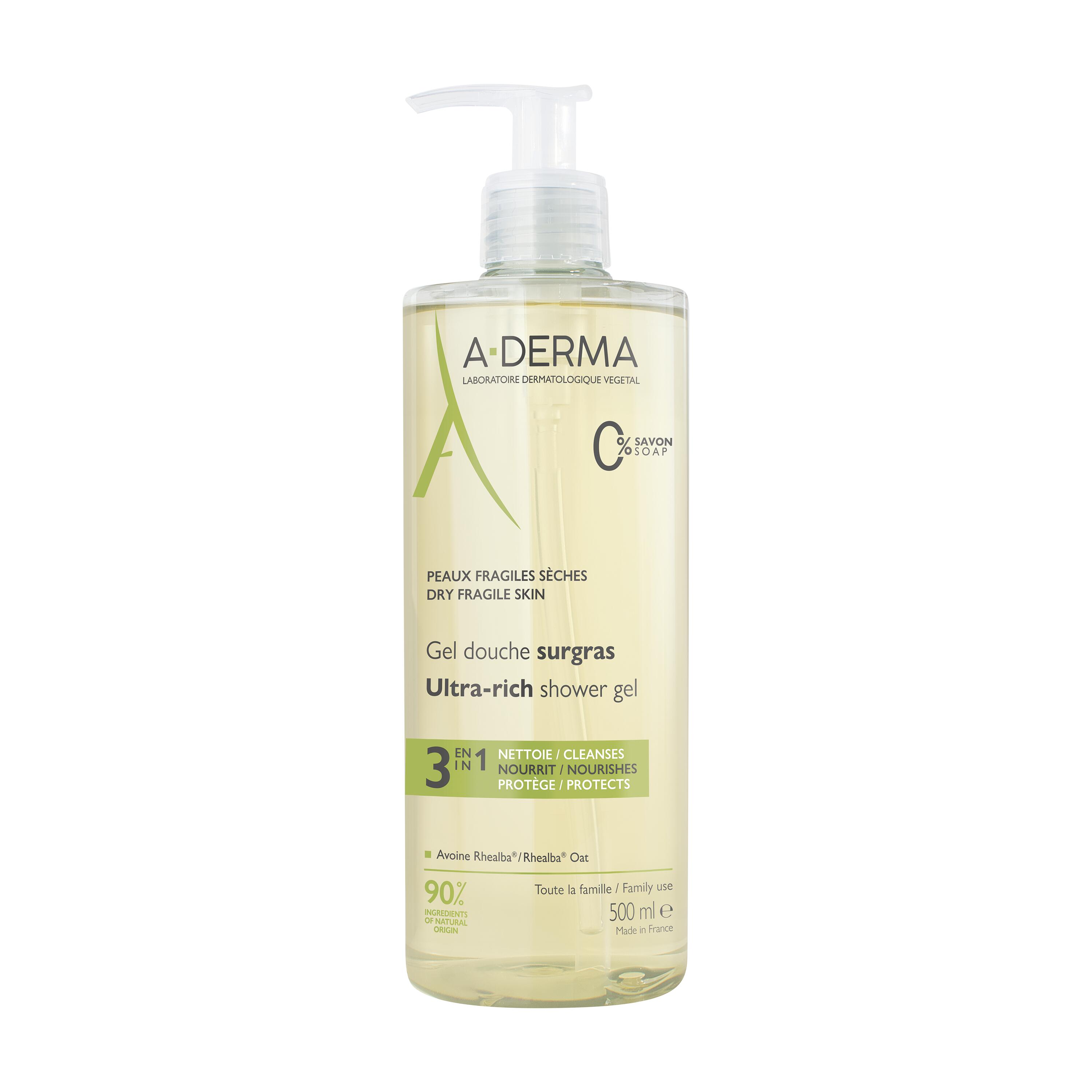 A-Derma Soin Originele Gel Douche Surgras 500 ml