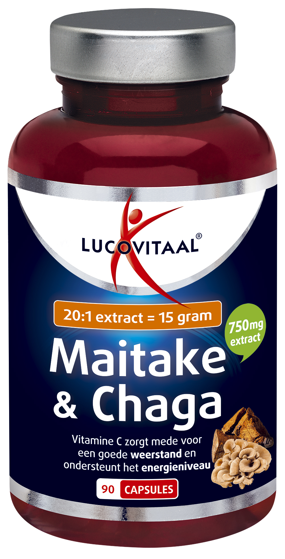 Lucovitaal Maitake & Chaga 90 Cap