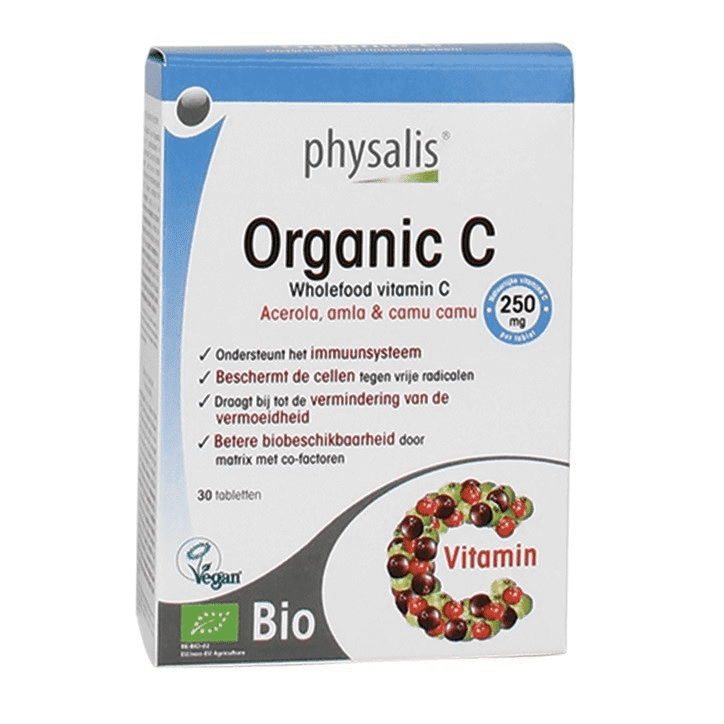Physalis Supplementen Organic C Tabletten  30 Tab
