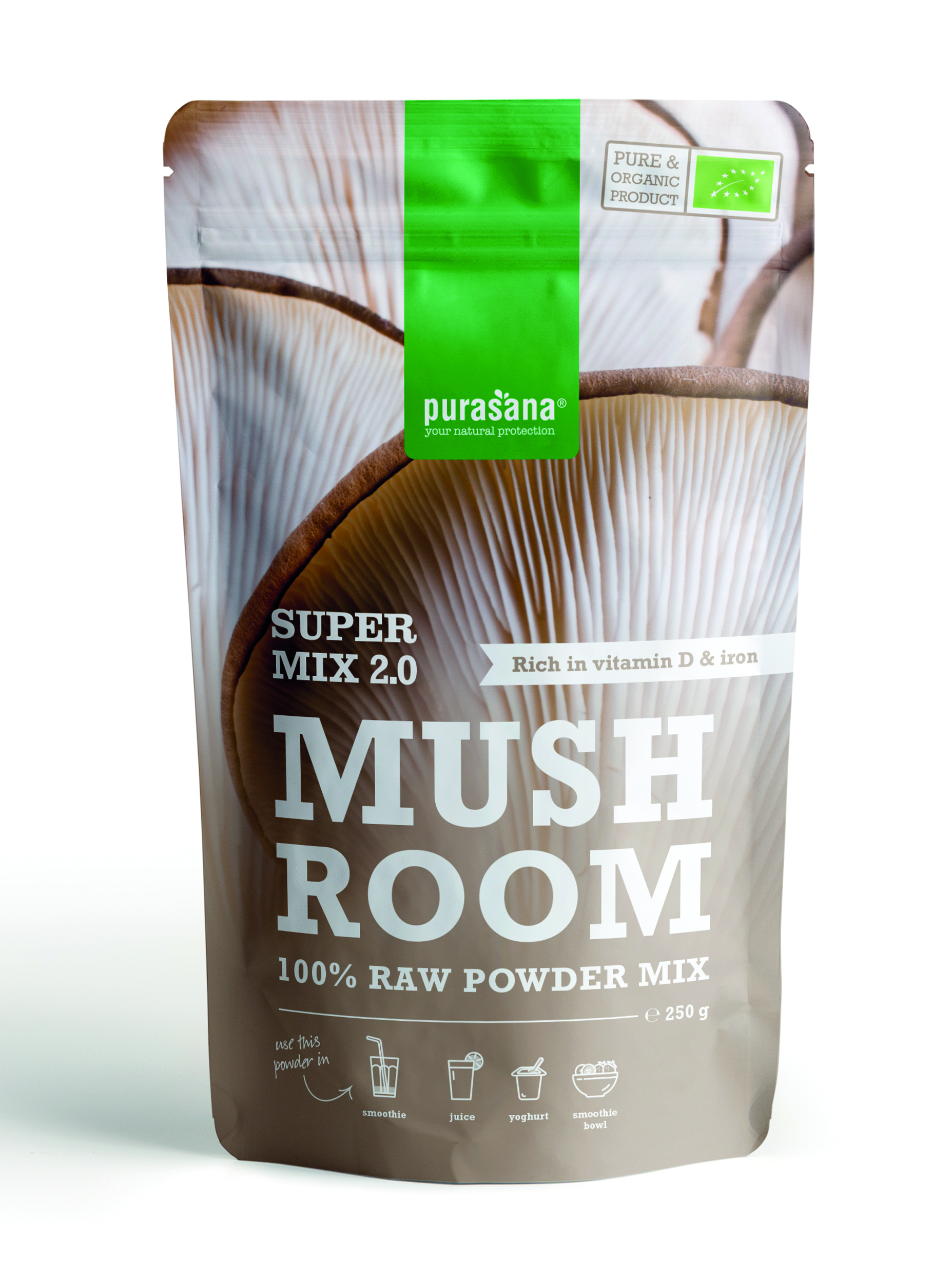 Purasana Superfoods Super Mix Mushroom Poeder  250 gr