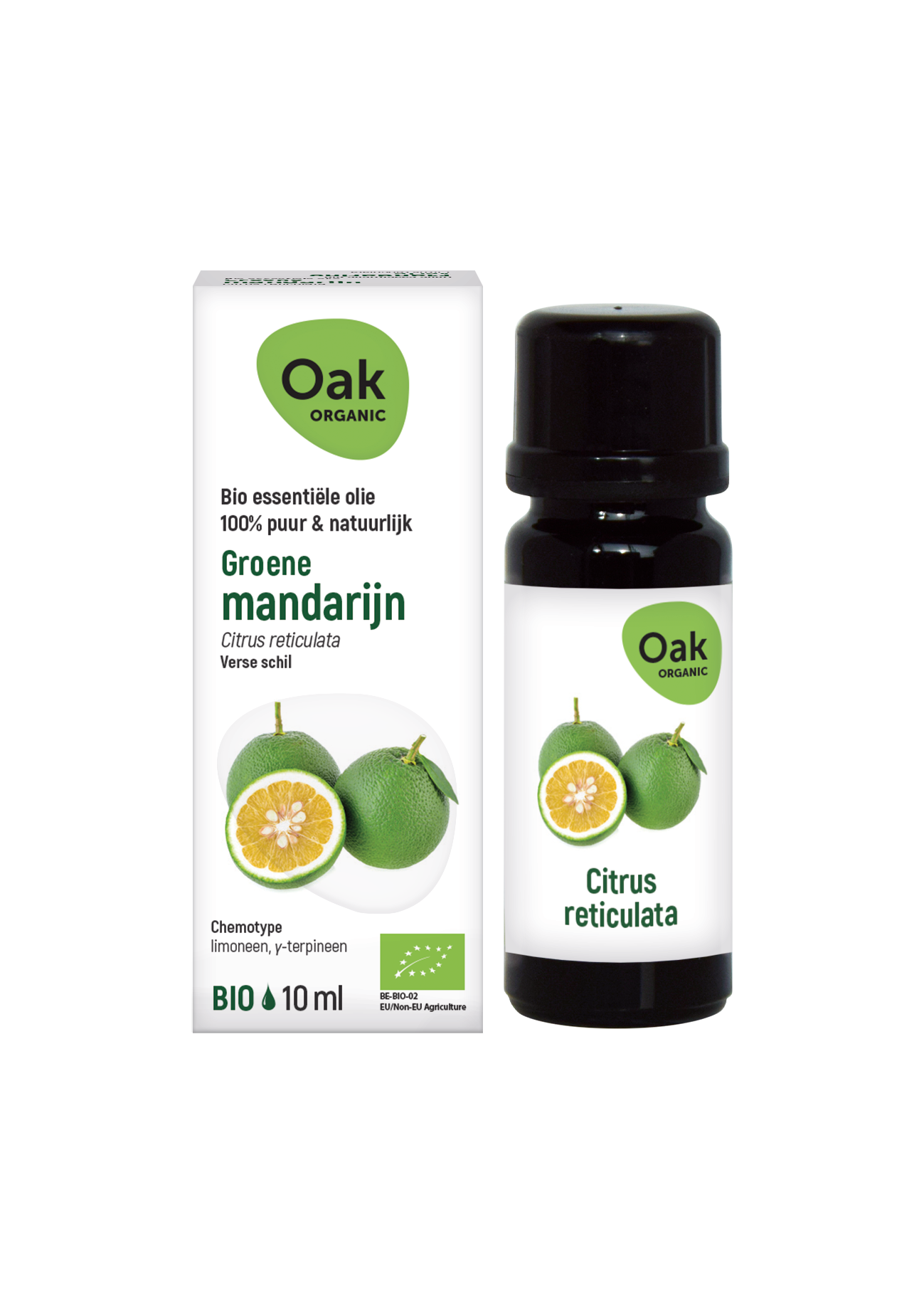 Oak Organic Essential Oils Groene Mandarijn Olie  10 ml